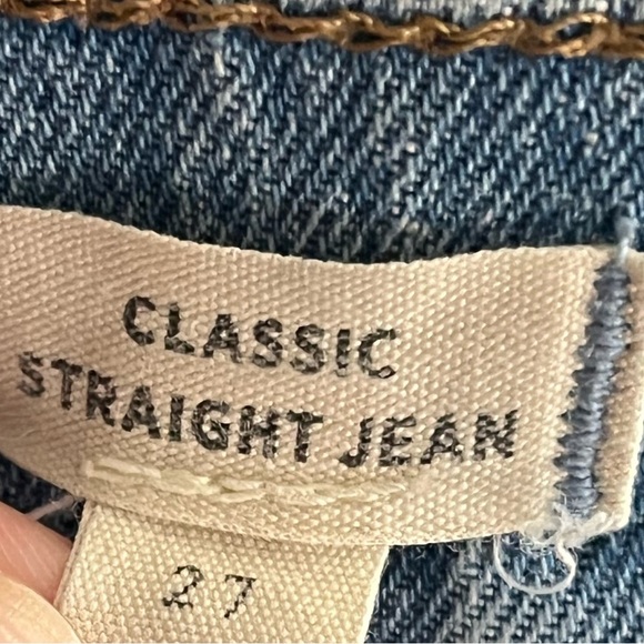 Madewell Classic Straight Jeans in Nearwood Wash - Picture 12 of 14